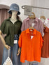 Summer Drop Shoulder Short Sleeves Shirts